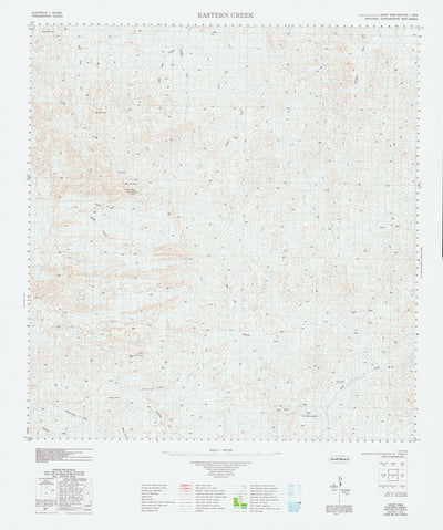 Geoscience Australia Eastern Creek (3054) digital map