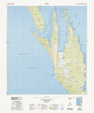 Geoscience Australia Edel (1545) digital map