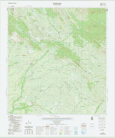 Geoscience Australia Edmund (2150) digital map