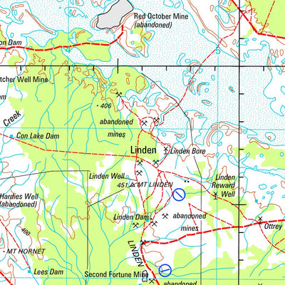 Geoscience Australia Edujina SH51 - 06 digital map