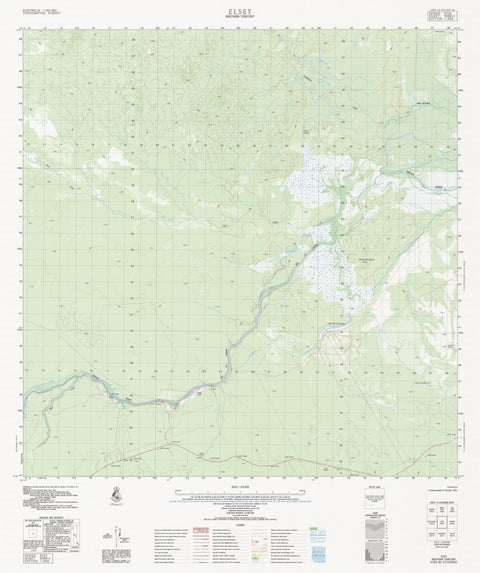 Geoscience Australia Elsey (5568-2) digital map