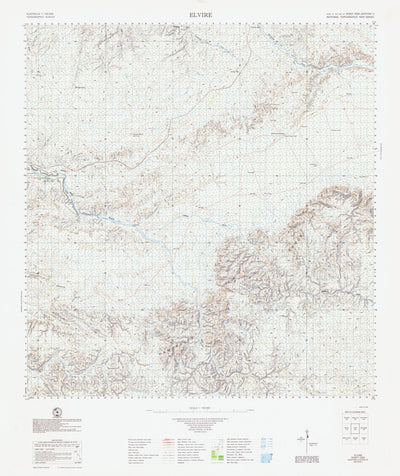 Geoscience Australia Elvire (2254) digital map