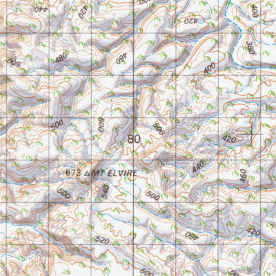 Geoscience Australia Elvire (2254) digital map