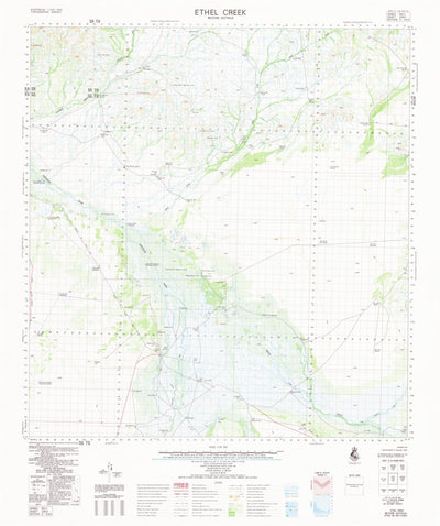 Geoscience Australia Ethel Creek (2952) digital map