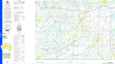 Geoscience Australia Eulo SH55 - 01 digital map