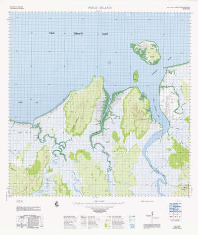 Geoscience Australia Field Island (5373) digital map