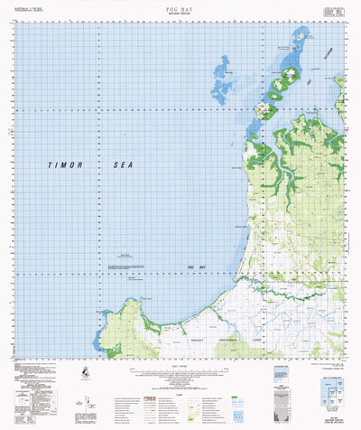 Geoscience Australia Fog Bay (4972) digital map