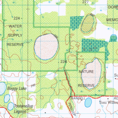 Geoscience Australia Frankland (2329) digital map