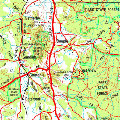 Geoscience Australia Fraser Island Special SG56 - 03 digital map