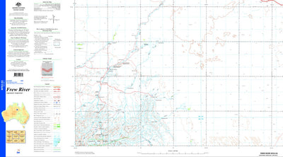 Geoscience Australia Frew River SF53 - 03 digital map