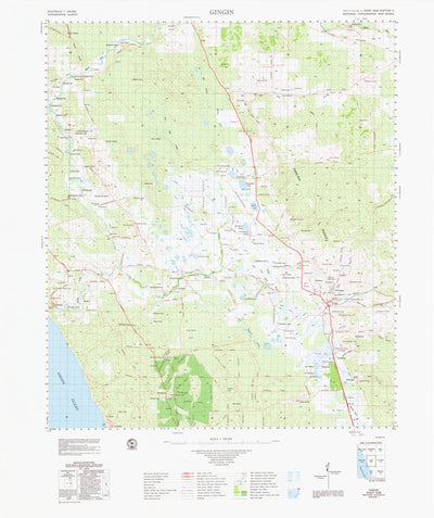 Geoscience Australia Gingin (2035) digital map