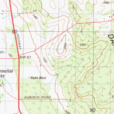 Geoscience Australia Gingin (2035) digital map