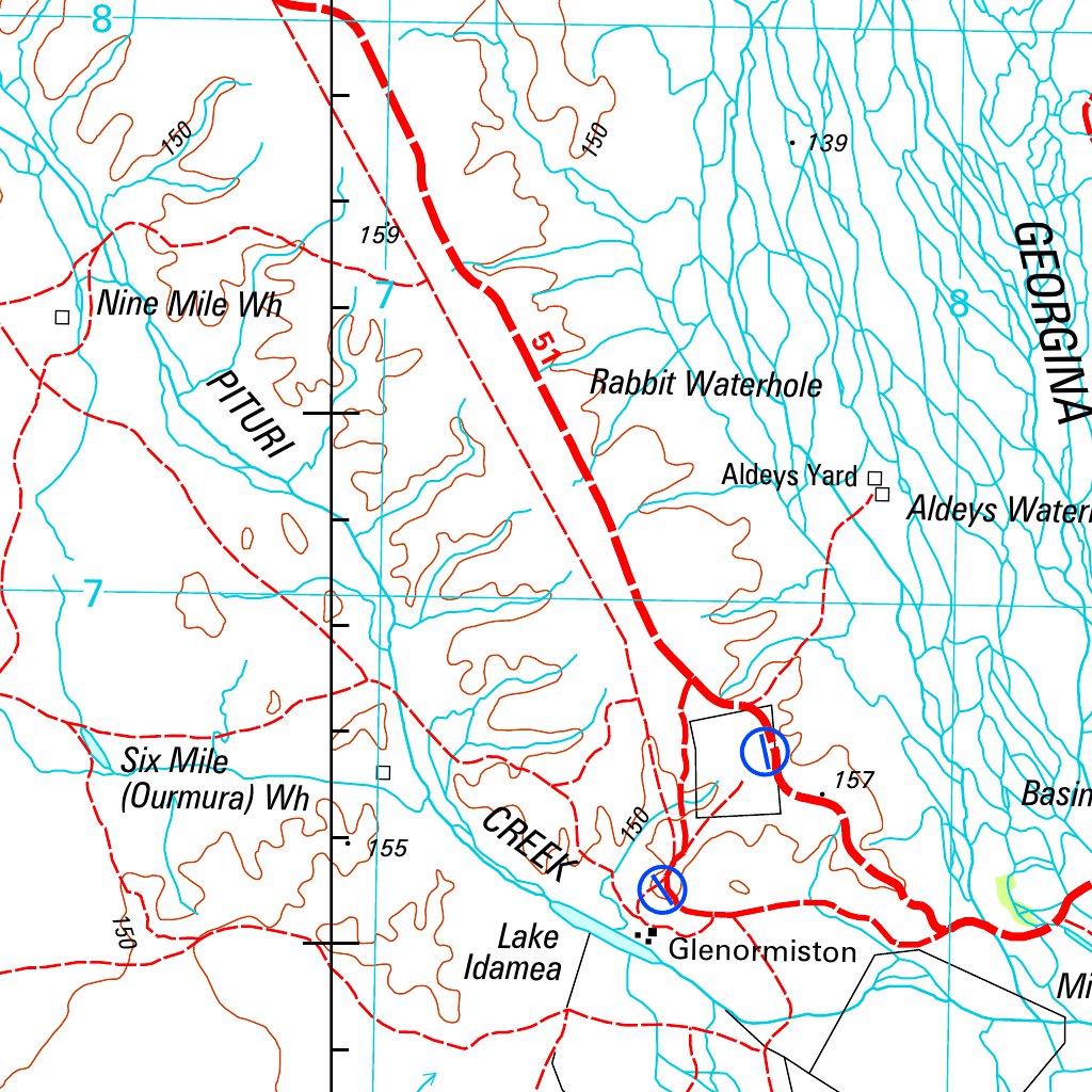 Glenormiston SF54 - 09 Map by Geoscience Australia | Avenza Maps