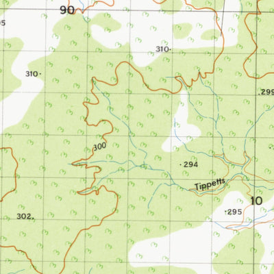 Geoscience Australia Glenroy (4163) digital map