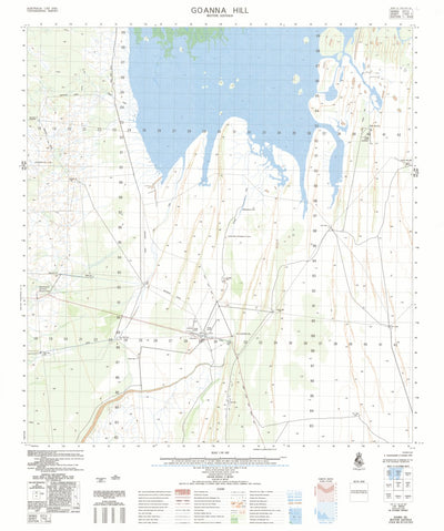 Geoscience Australia Goanna Hill (1752-1) digital map
