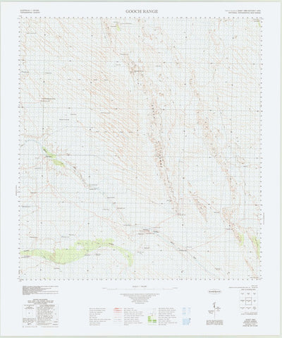 Geoscience Australia Gooch Range (1850) digital map