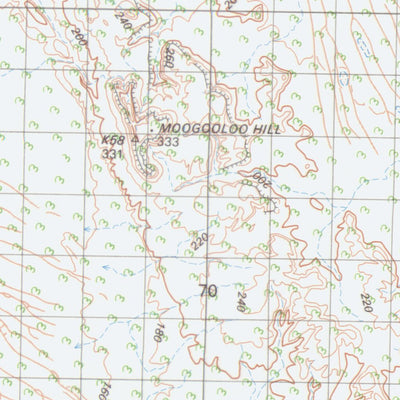 Geoscience Australia Gooch Range (1850) digital map