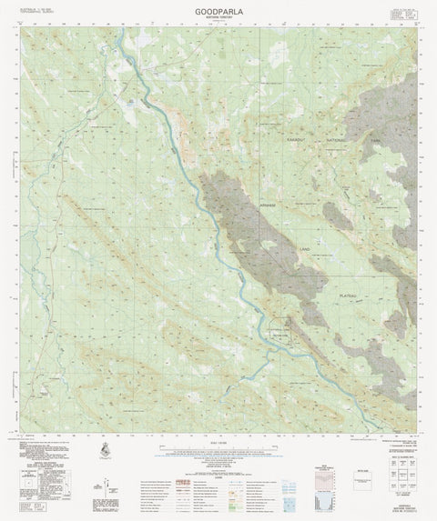 Geoscience Australia Goodparla (5371-2) digital map