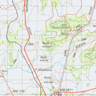 Geoscience Australia Goomalling (2235) digital map