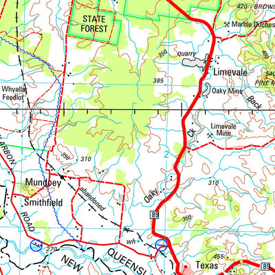 Geoscience Australia Goondiwindi SH56 - 01 digital map