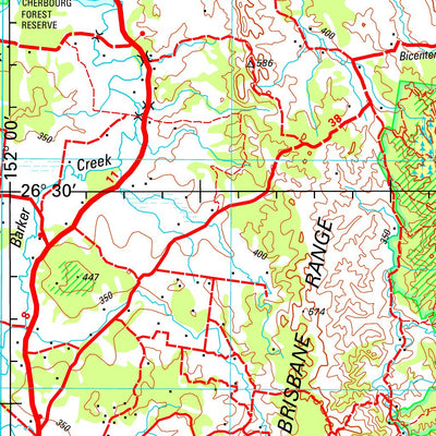 Geoscience Australia Gympie - SG56-10 digital map