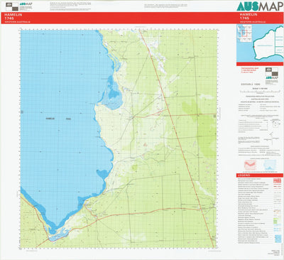 Geoscience Australia Hamelin (1745) digital map