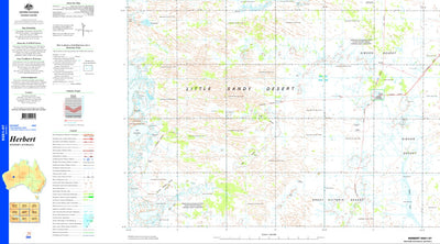 Geoscience Australia Herbert SG51 - 07 digital map
