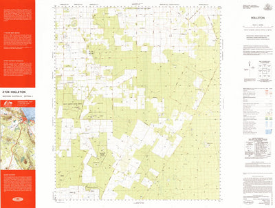 Geoscience Australia Holleton (2734) digital map