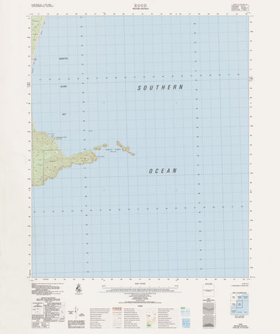 Geoscience Australia Hood (2829-3) digital map