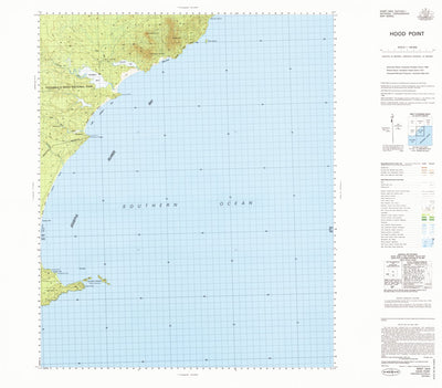 Geoscience Australia Hood Point (2829) digital map