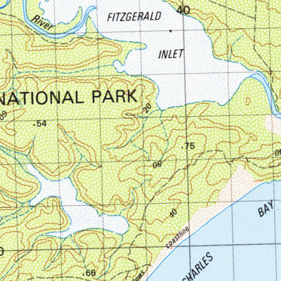 Geoscience Australia Hood Point (2829) digital map