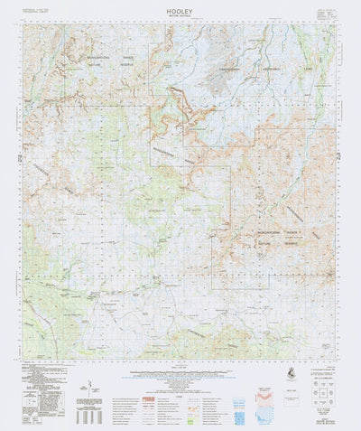 Geoscience Australia Hooley (2554) digital map