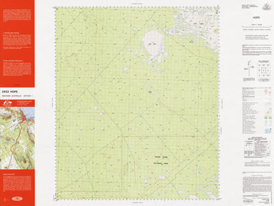 Geoscience Australia Hope (2932) digital map