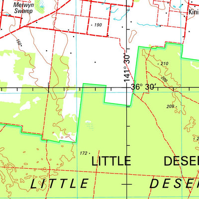 Geoscience Australia Horsham SJ54 - 03 digital map