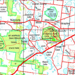 Geoscience Australia Horsham SJ54 - 03 digital map