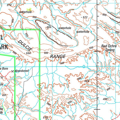 Geoscience Australia Huckitta SF53 - 11 digital map