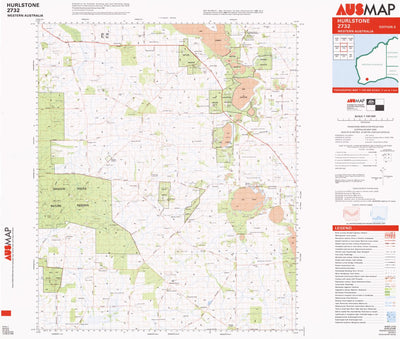 Geoscience Australia Hurlstone (2732) digital map