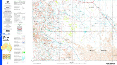 Geoscience Australia Illogwa Creek SF53 - 15 digital map