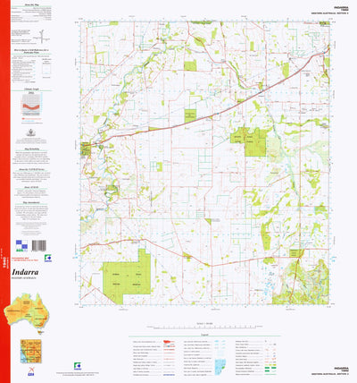 Geoscience Australia Indarra (1940) digital map