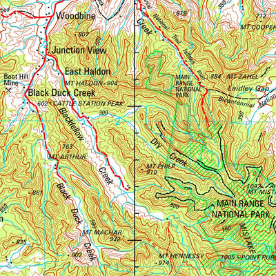 Geoscience Australia Ipswich SG56 - 14 digital map