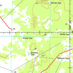 Geoscience Australia Ivanhoe SI55 - 01 digital map