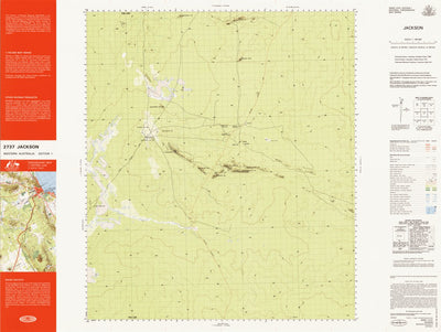 Geoscience Australia Jackson (2737) digital map