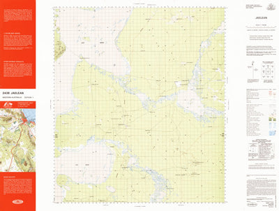 Geoscience Australia Jaelean (2438) digital map