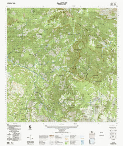 Geoscience Australia Jameson (4065) digital map