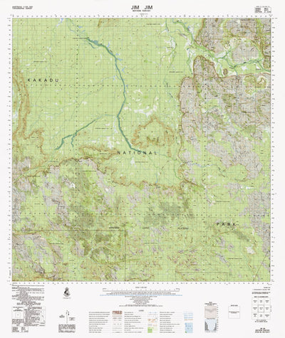 Geoscience Australia Jim Jim (5471) digital map