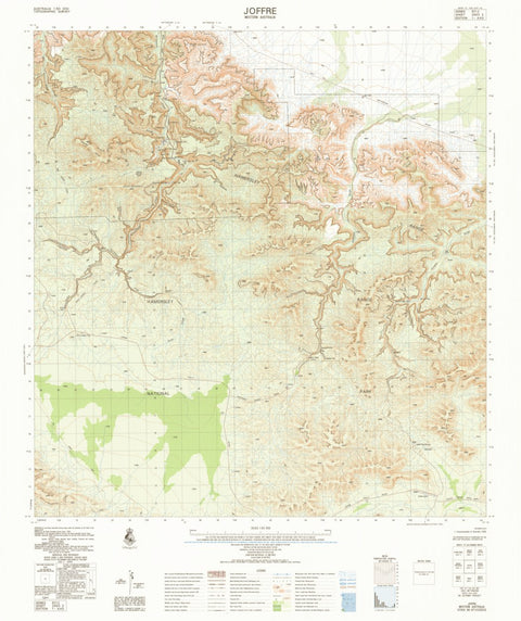 Geoscience Australia Joffre (2553-2) digital map
