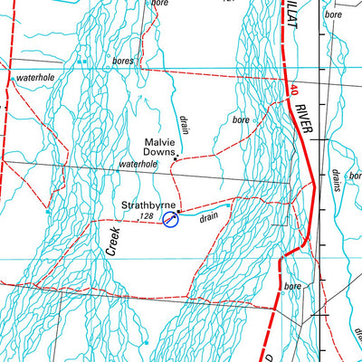 Geoscience Australia Julia Creek SF54 - 03 digital map