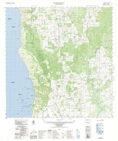 Geoscience Australia Karridale (1929-4) digital map