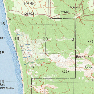 Geoscience Australia Karridale (1929-4) digital map