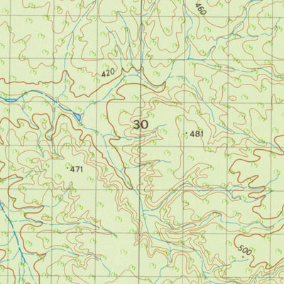 Geoscience Australia Karunjie (4365) digital map